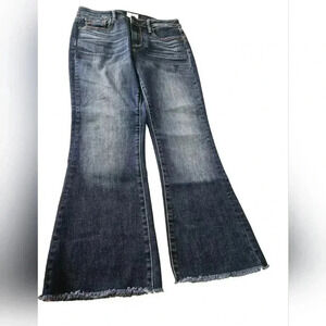 DRIFTWOOD Roxy Classic Fit Raw Hem Cropped Jeans